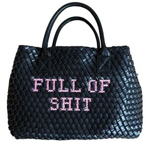 Lilly Loves Full of Shit Vegan Leather Tote